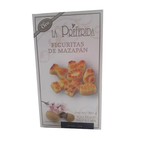 Estuche Figuritas de Mazapán de Toledo LA PREFERIDA Serie Oro - 100 g.