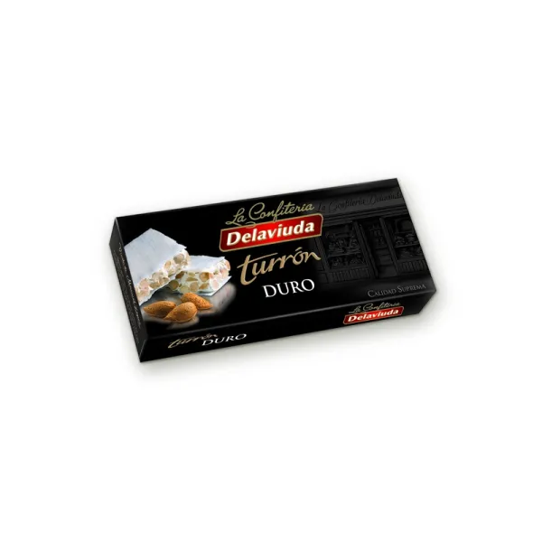 Estuche Turrón Duro de Almendra DELAVIUDA Calidad Suprema - 150 g.