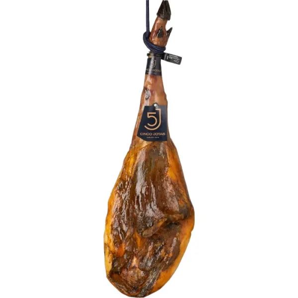 Jamón CINCO JOTAS - 100% Ibérico de Bellota - Peso aprox. 6,5 Kg.