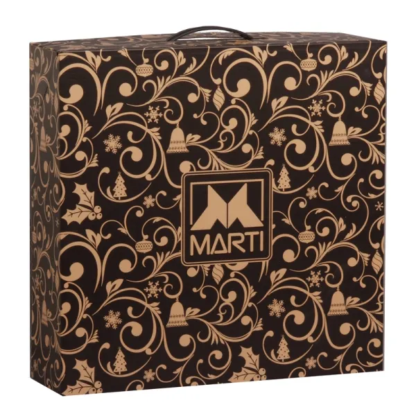 Caja navideña decorada