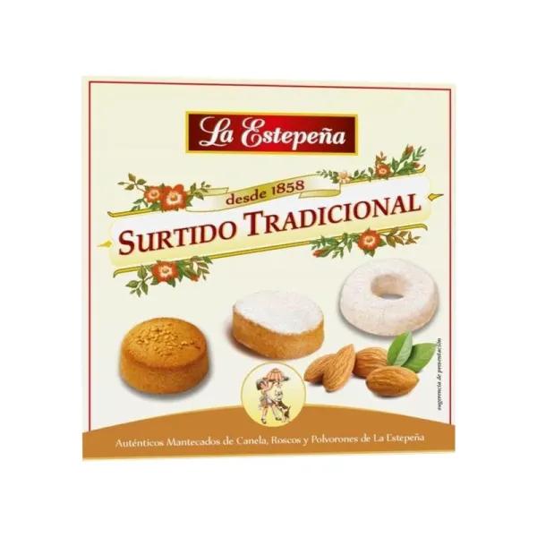 Estuche Surtido Tradicional de Navidad LA ESTEPEÑA - 150 g.