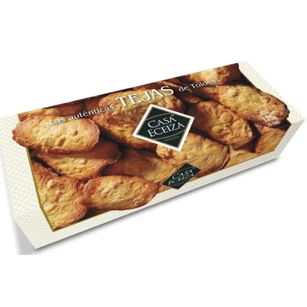 Estuche de Tejas Artesanas de Almendra CASA ECEIZA - 125 g.