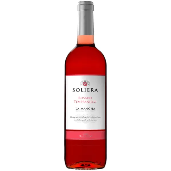 b. Vino rosado D.O. La Mancha SOLIERA de Bodegas FÉLIX SOLÍS