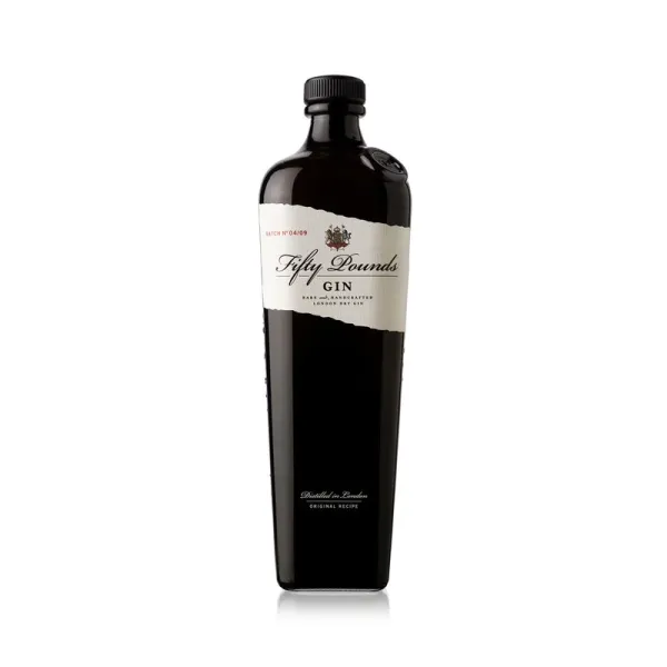 b. Ginebra Premium FIFTY POUNDS London Dry de Cuatro Destilaciones