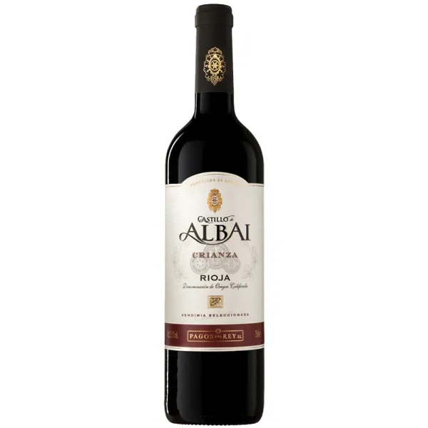 b. Vino tinto Rioja CASTILLO DE ALBAI - Crianza