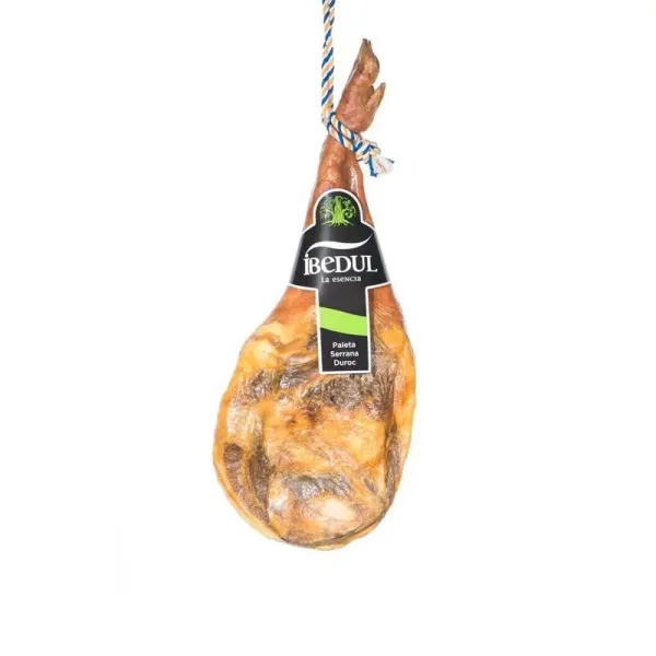 Paleta Serrana Duroc IBEDUL - Peso aprox. 4,5 Kg.