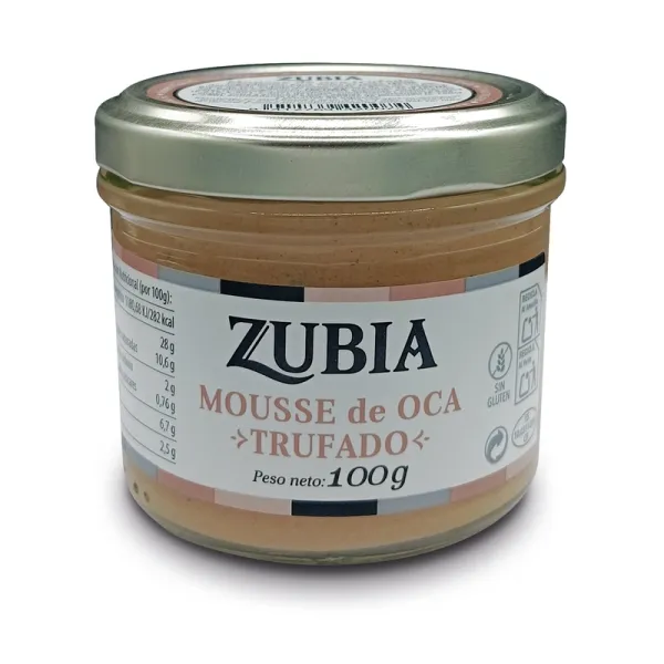 Frasco Mousse Foie de Oca Trufado ZUBIA - 100 g.
