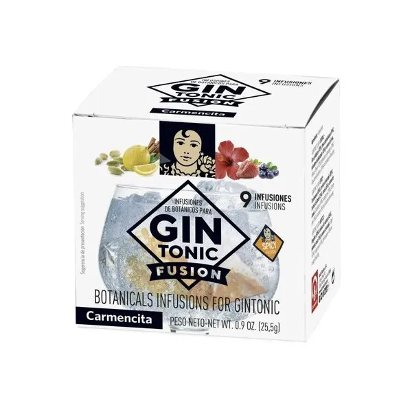 Estuche infusiones de Botánicos GINFUSION de CARMENCITA