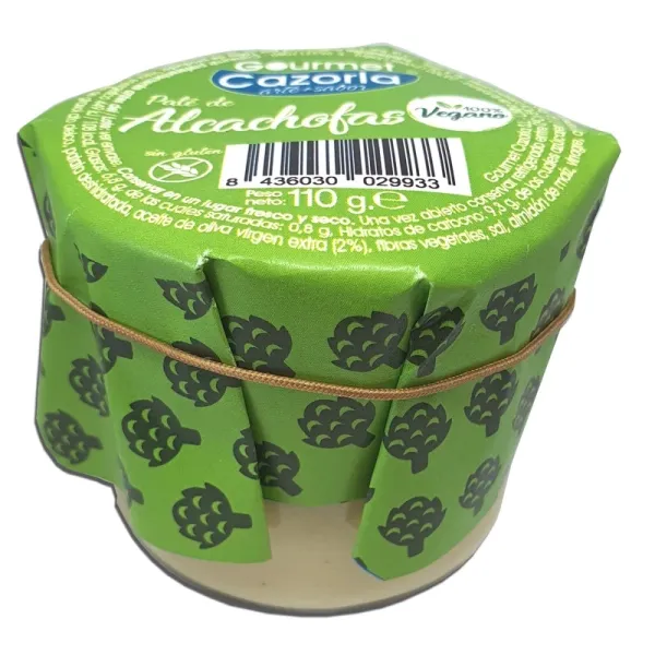 Frasco Paté de Alcachofa GOURMET CAZORLA - 110 g.