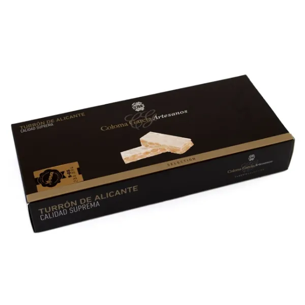 Estuche Turrón Artesano de Alicante COLOMA GARCÍA - 200 g.