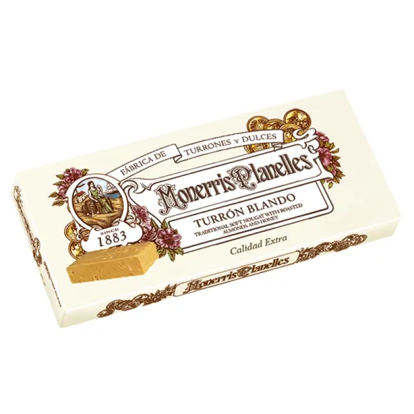 Estuche Turrón Blando de Almendra MONERRIS PLANELLES - 150 g.