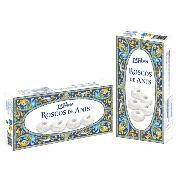 Estuche Roscos Artesanos con Anís LA FAMA - 100 g.