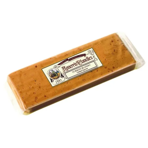Barra Turrón Artesano Blando de Almendra MONERRIS PLANELLES - 200 g.