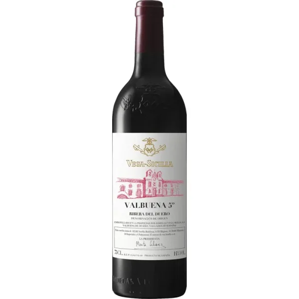 b. Vino Ribera del Duero VEGA SICILIA Valbuena 2018