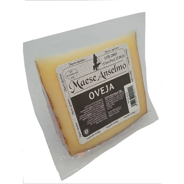 Cuña Queso Curado de Oveja MAESE ANSELMO - 225 g.