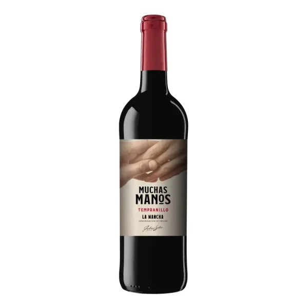 b. Vino Tinto D.O. La Mancha MUCHAS MANOS