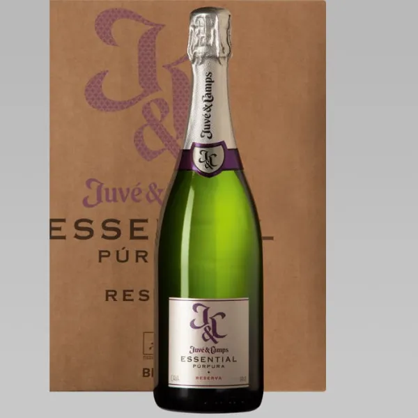 JUVE CAMPS ESSENTIAL PURPURA - CAJA 6 BOT